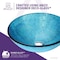 Anzzi Tereali Deco-Glass Vessel Sink in Blue Ice S120 - alternate 4